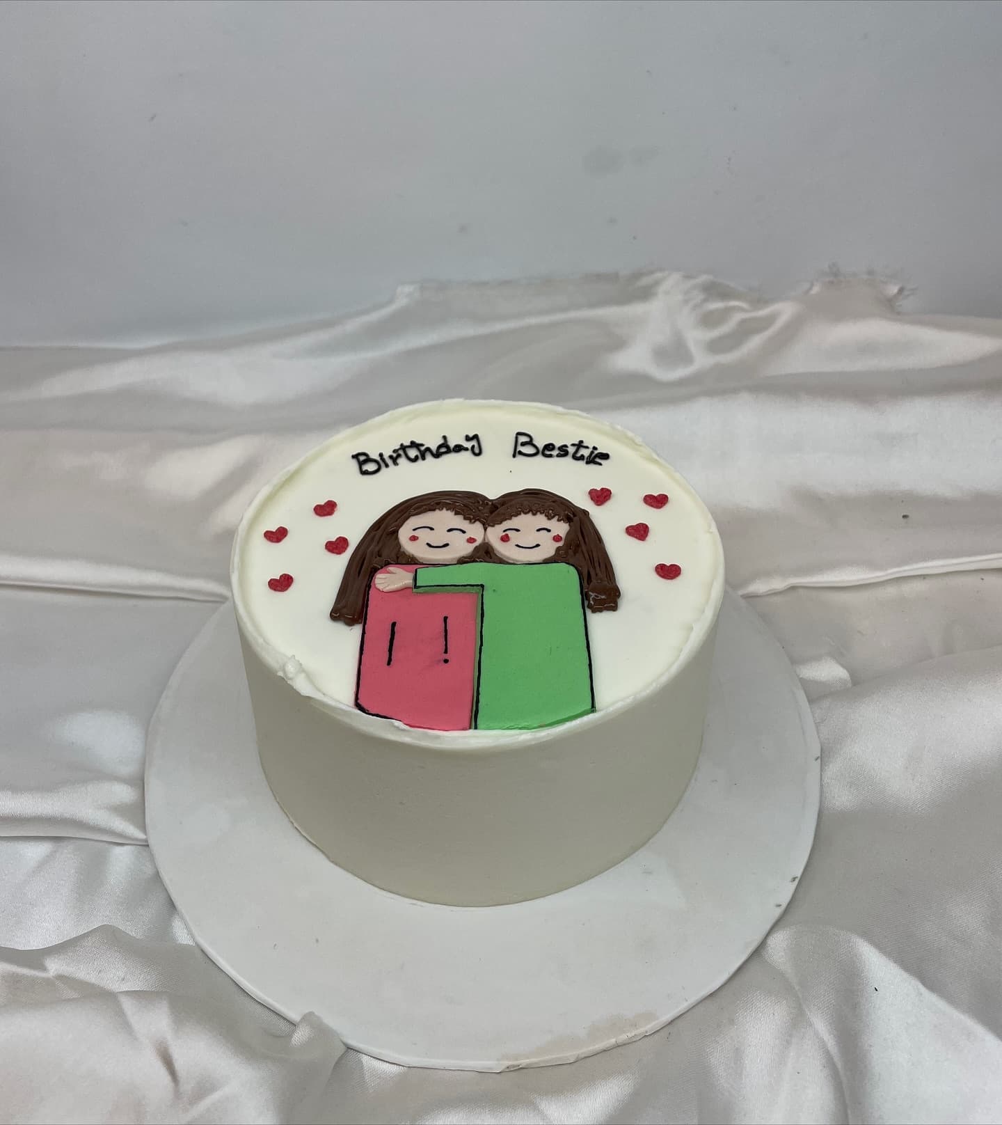 Birthday cake ordered for a best friend